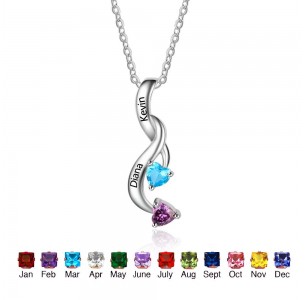 Personalized Birthstone Necklace JEWJONE101990